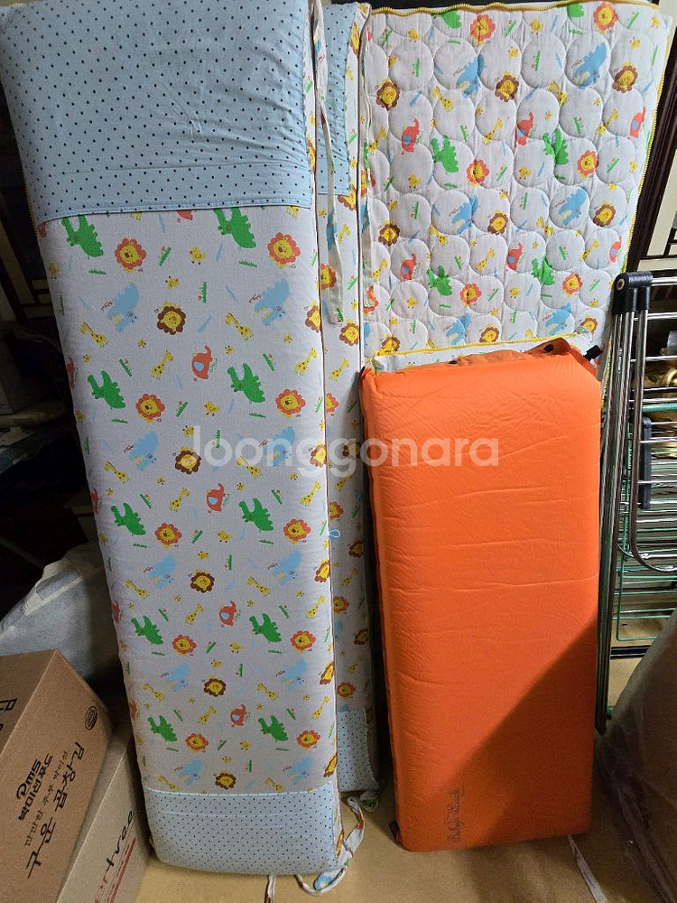 베이비락 에어 범퍼 침대 라이온 모델 판매합니다.--1