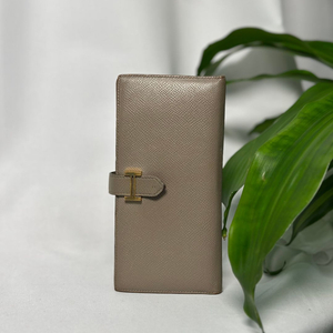 [정품]에르메스 베안 에토프 금장 장지갑