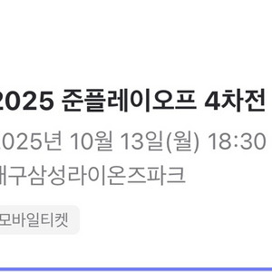 10/13(월) 준플레이오프 4차전 원정응원석 단석