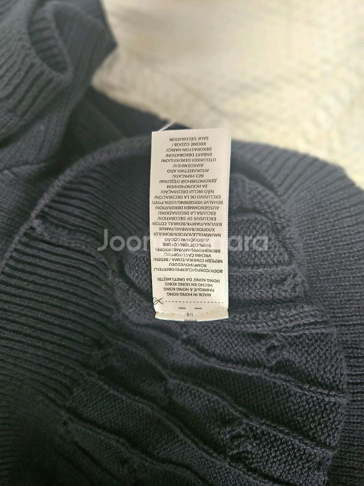 폴로 네이비 반팔 꽈배기니트 새상품 105(XL)--4