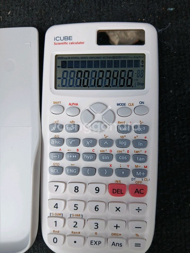 icube 공학용 계산기--0