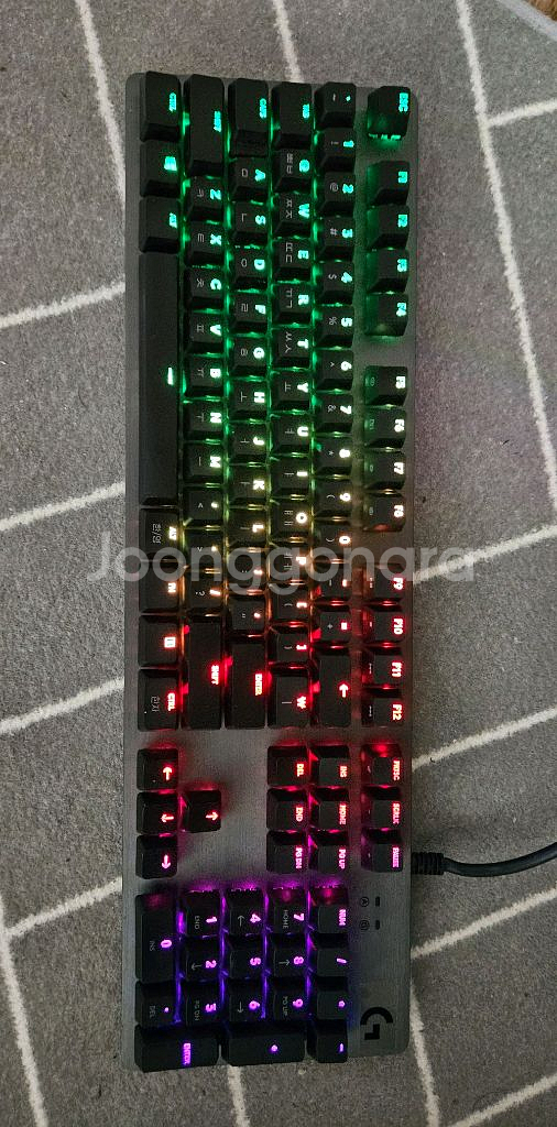로지텍 G512 Carbon 키보드 Gx 청축--1
