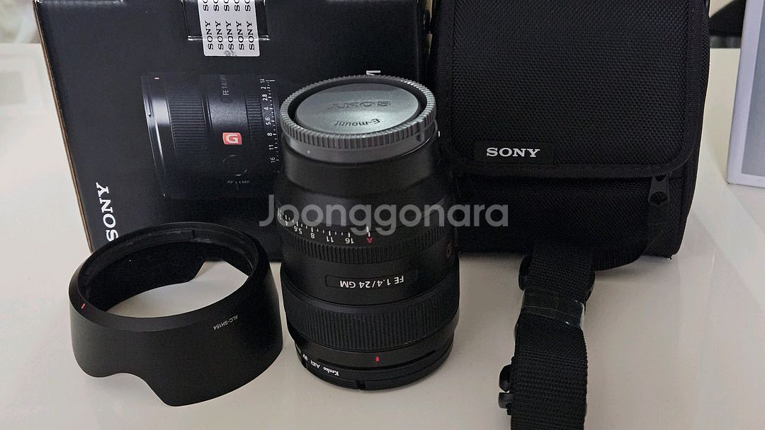 소니 24mm f1.4 gm 신품급 판매합니다.--0