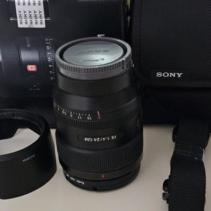 소니 24mm f1.4 gm 신품급 판매합니다.