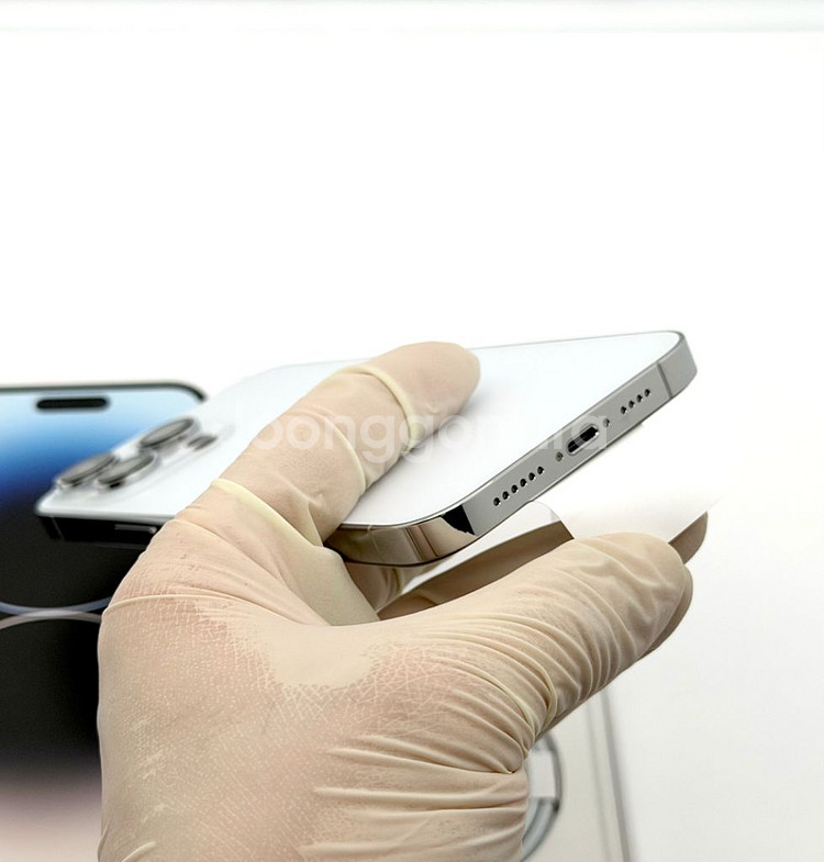 완전 새폰급 아이폰14 Pro Max 화이트 256GB--7