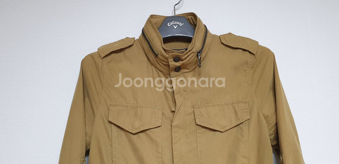 폴햄 후드 야상자켓 사파리 90 남녀공용--2