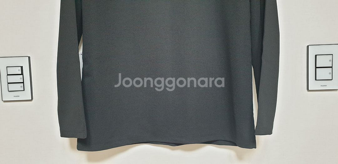 HENDEL 남성 긴팔 라운드 티셔츠 XL 블랙--2