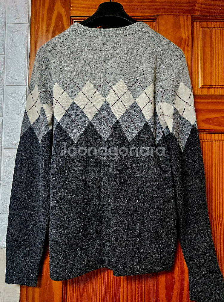 빈폴 아가일 니트 100(L)--2