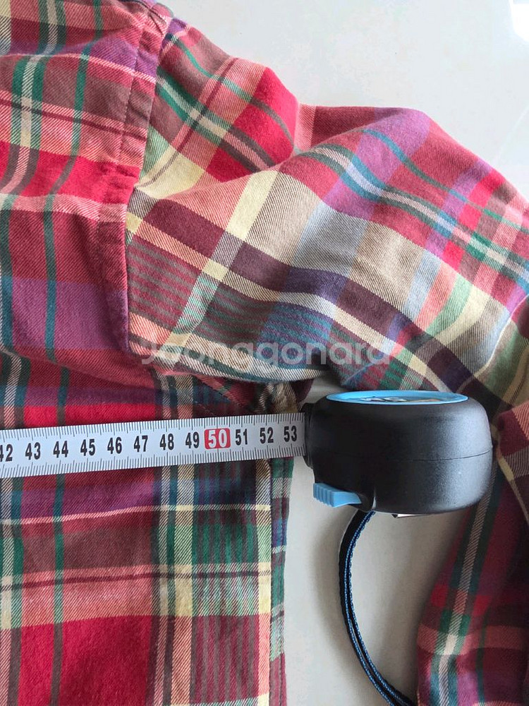폴로 랄프로렌 보이즈 체크 셔츠 XL 판매합니다.--6