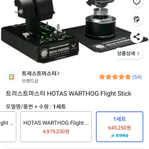 HOTAS Warthog Flight Stick