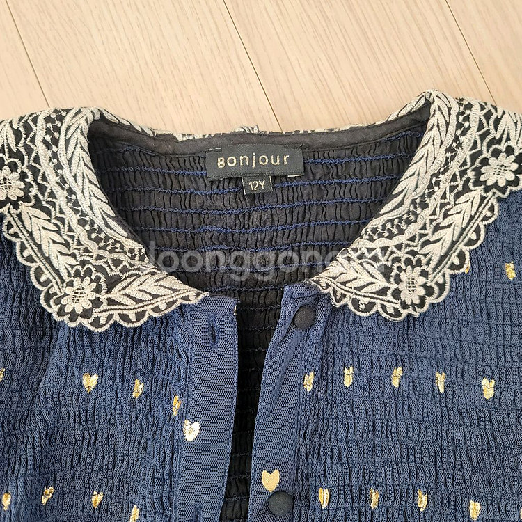 봉주르다이어리 튜닉블라--0
