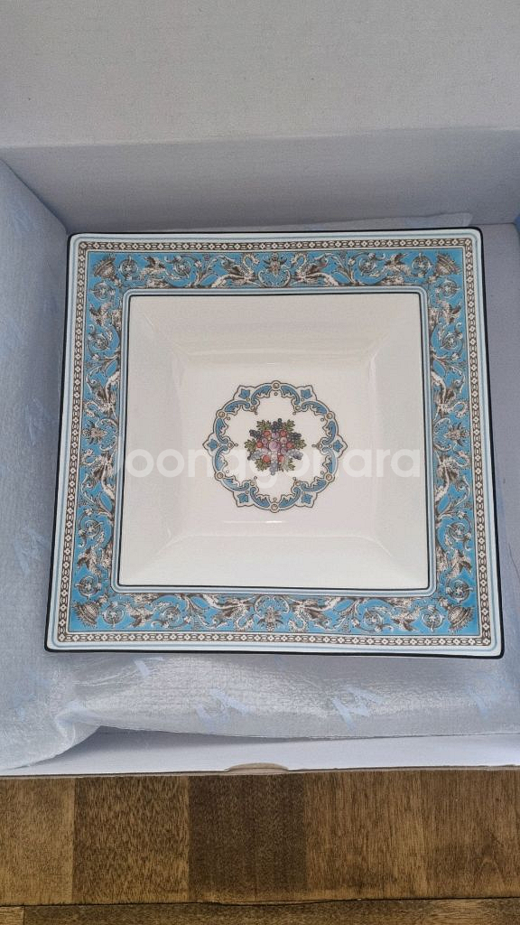 웨지우드 터콰즈 사각볼 16센치--4