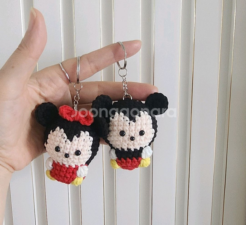 미키 미니 키링 셋트--1