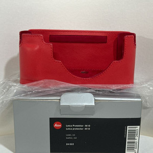 라이카 m10 계열용 정품 케이스 레드 이미지