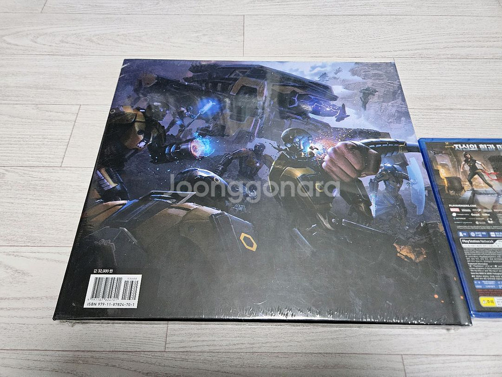 모두 미개봉) 마블 어벤져스 PS4 게임과 아트북--2