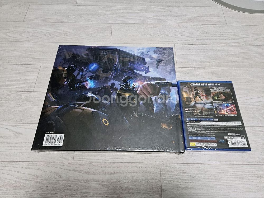 모두 미개봉) 마블 어벤져스 PS4 게임과 아트북--1