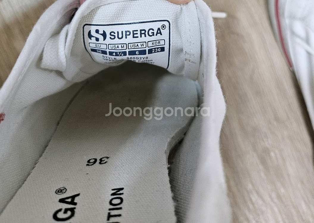 슈페르가 뮬 스니커즈 230mm--3