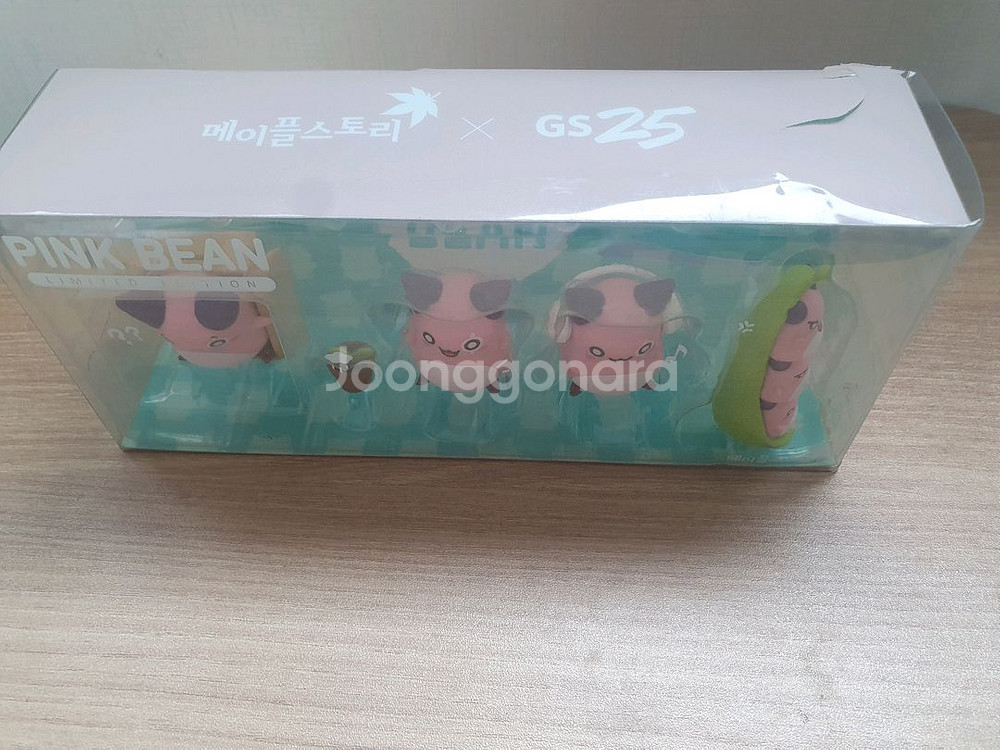 핑크빈 피규어 GS25 세트 판매합니다.--2