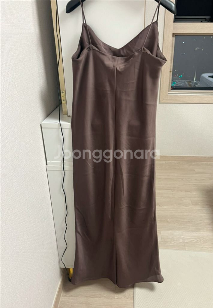 더캐시미어(thecashmere) 실크 뷔스티에 원피스--2