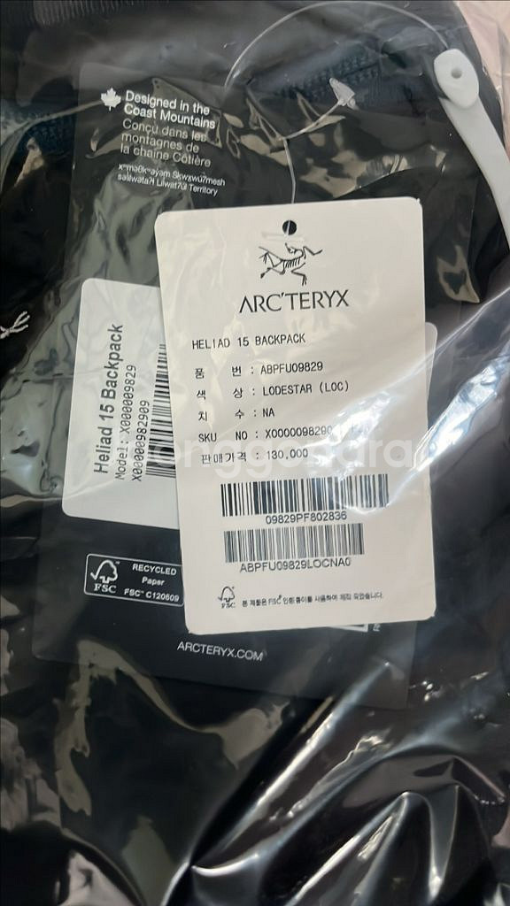 아크테릭스 헬리아드 15 백팩 로데스타/택포--1