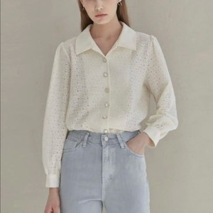 Yan13 레이스 블라우스