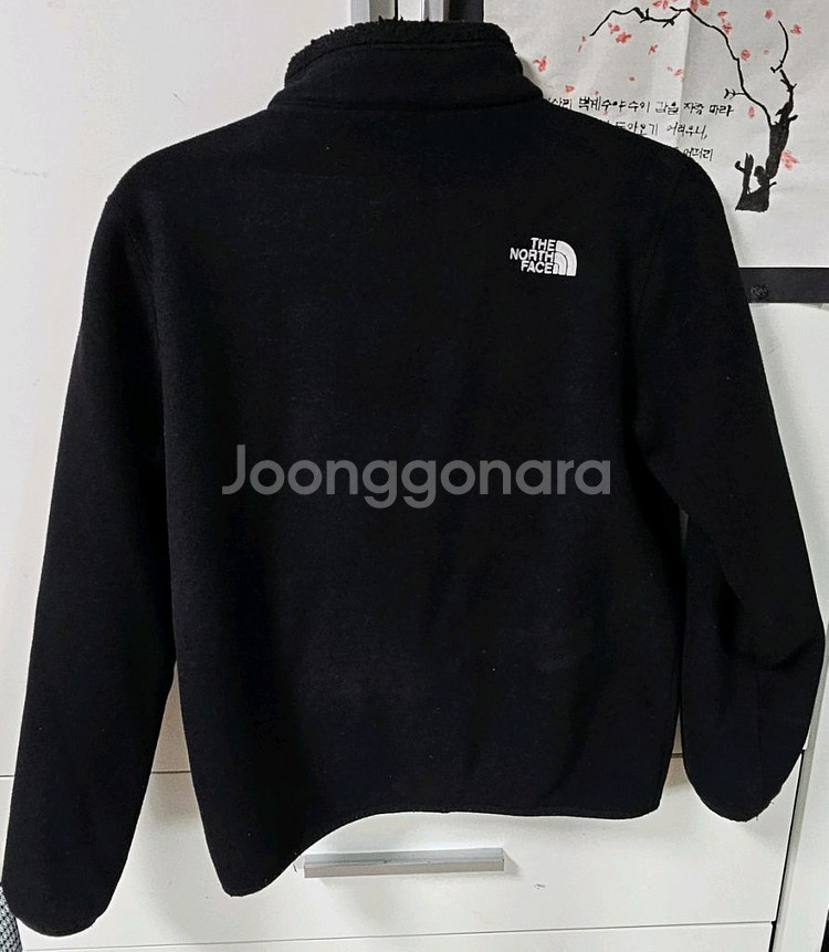 노스페이스키즈 160 검정 플리스 후리스 점퍼--1