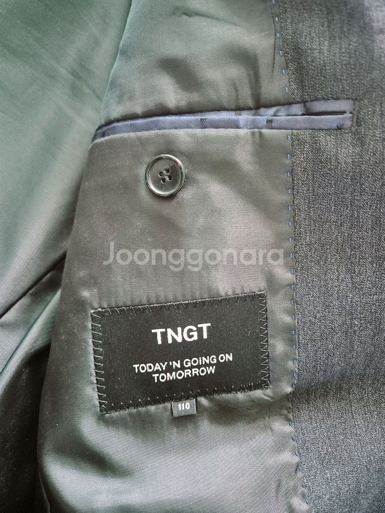 TNGT 정장세트 차콜 거의새것 110/34사이즈--6