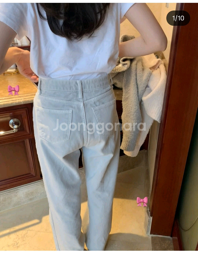 페이보릿띵스 straight cotton pants S--2