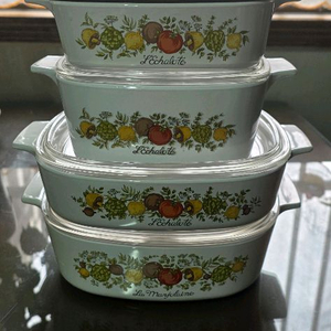 코렐 내열냄비4세트 ,일괄가