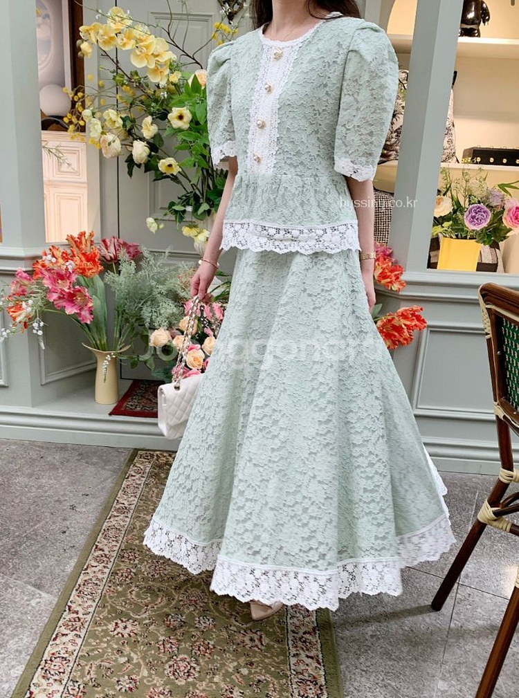 바이씨니)디너레이스 투피스 set--6