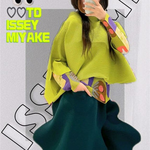 플리츠플리즈 me 이세이미야케 미 실루엣 플리츠 탑~