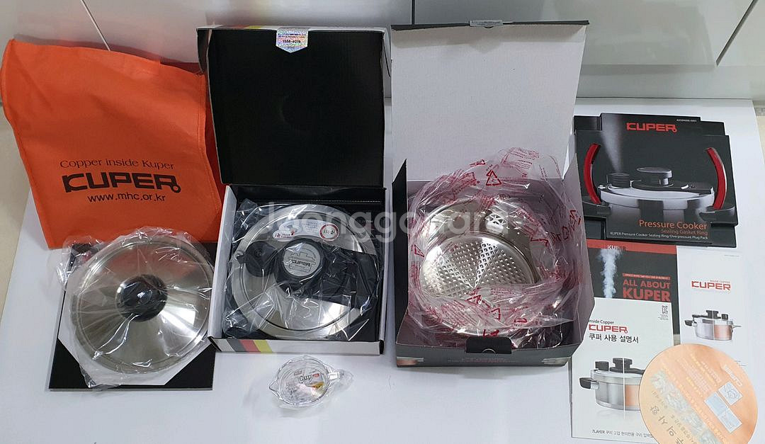 쿠퍼구리 압력밥솥 쿠퍼S 3.5리터 + 인덕션 새상품--2
