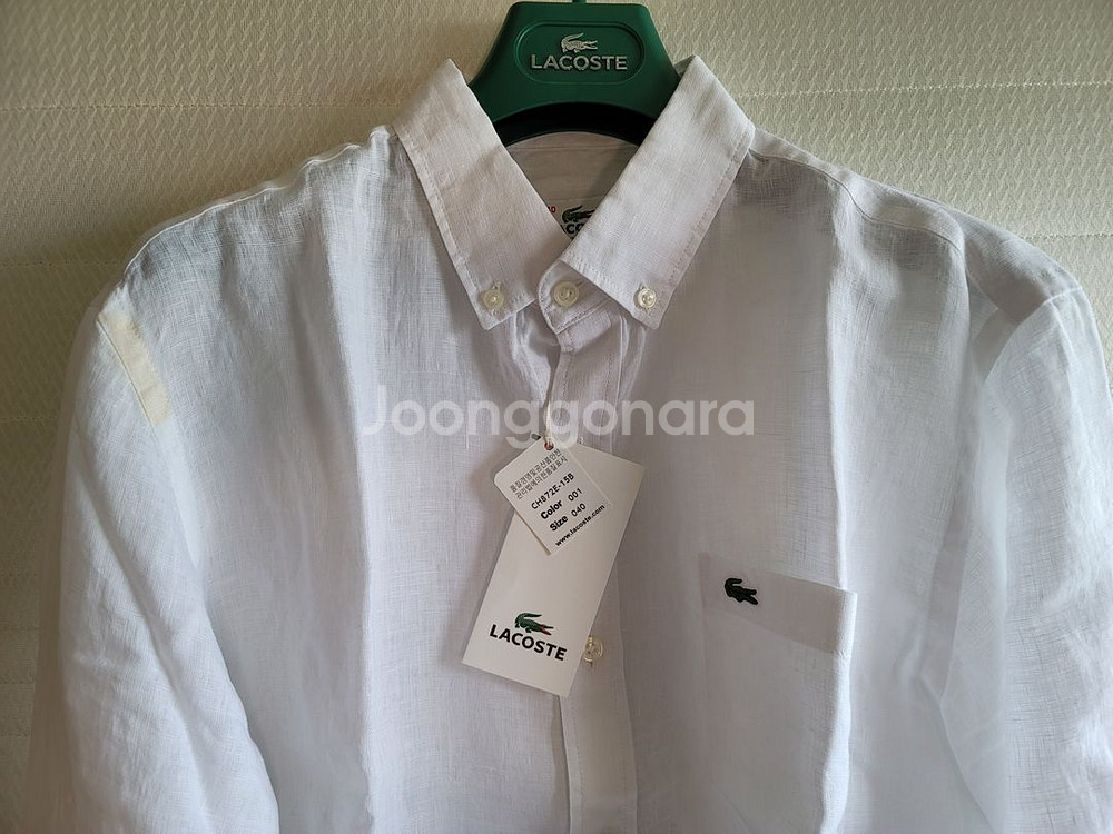 lacoste linen shorts 긴팔--3