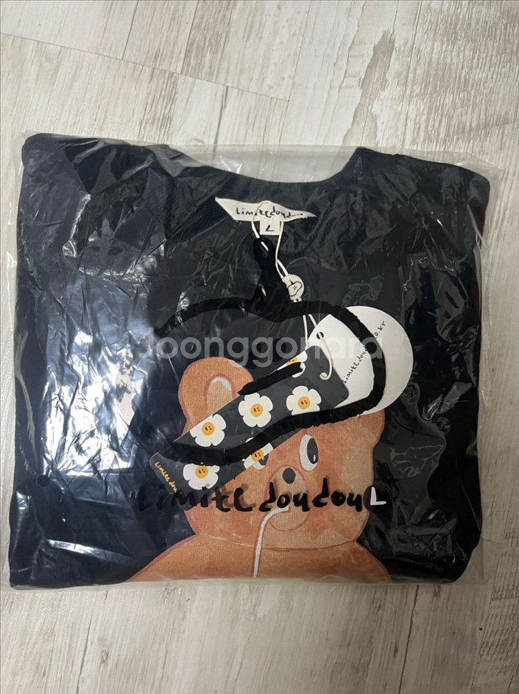 리미떼두두 Bear point sweatshirt L--0