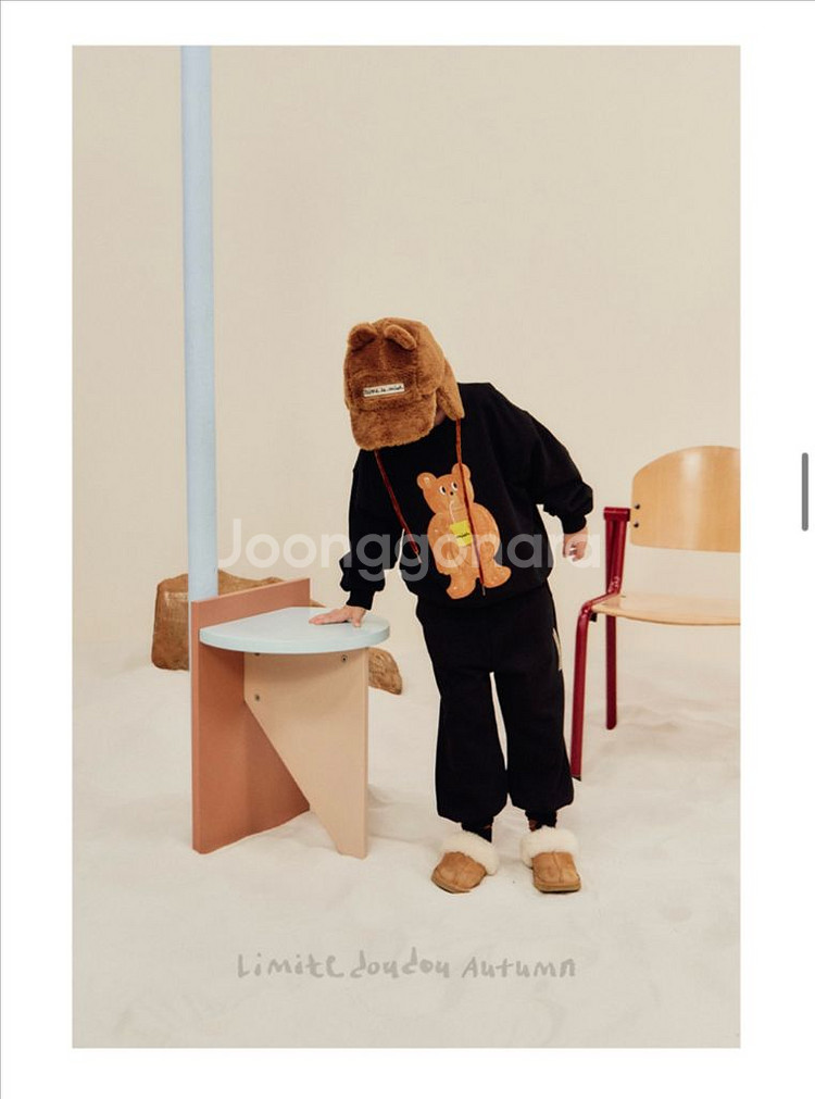 리미떼두두 Bear point sweatshirt L--1