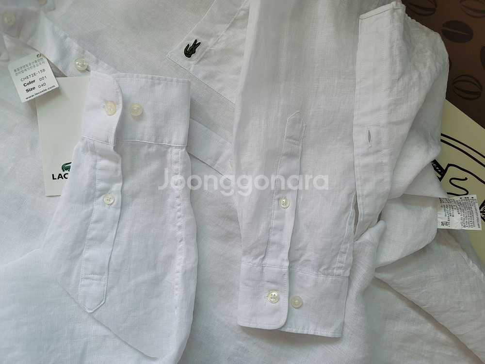 lacoste linen shorts 긴팔--6