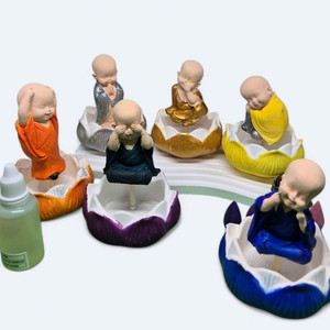 동자스님 6종 석고 방향제 세트 30ml 리필 포함)