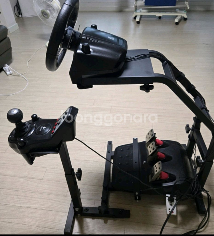 로지텍 G27 레이싱 휠, 페달, 시프트 풀세트입니다사--3