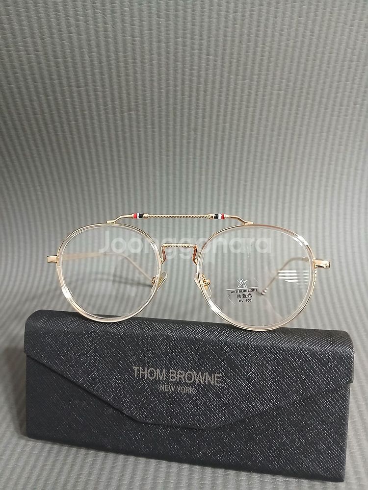톰브라운 골드메탈 안경--1