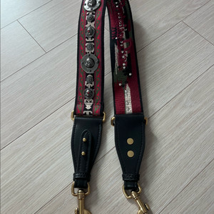 (거의새것 한정판) 디올 자수 레드 숄더 스트랩