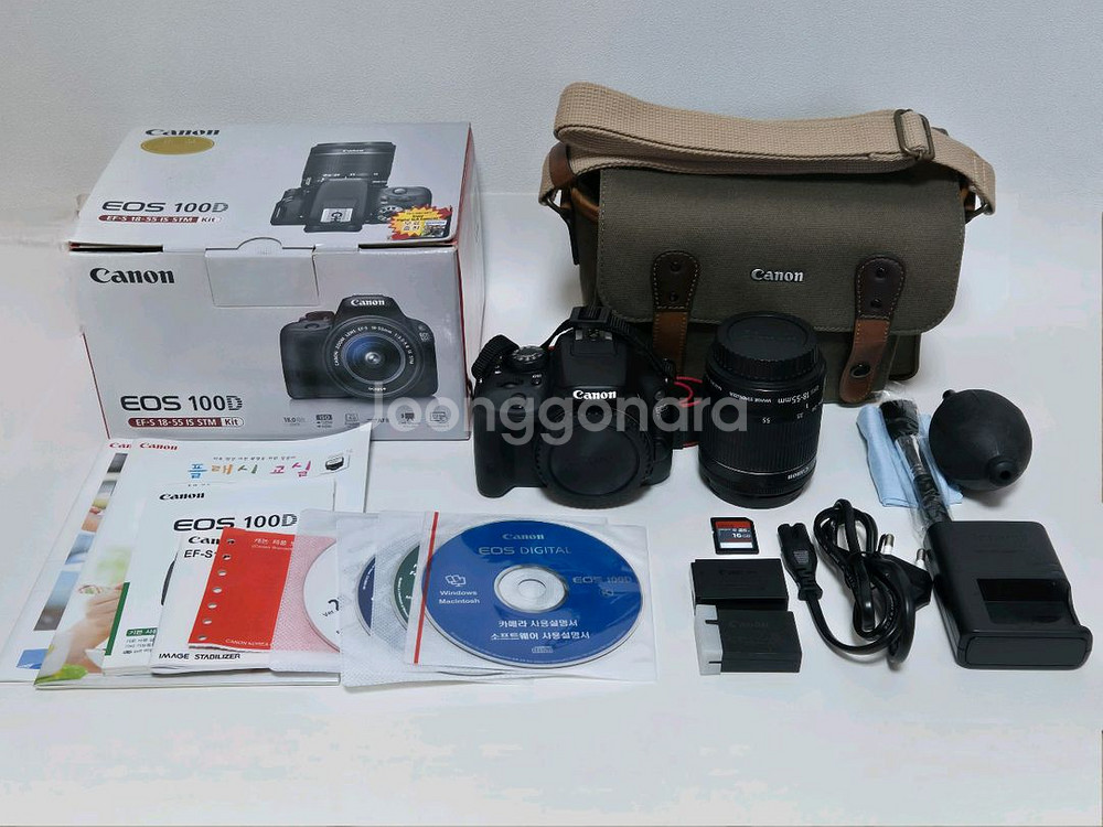 캐논 EOS 100D 풀세트 (가방포함)--0