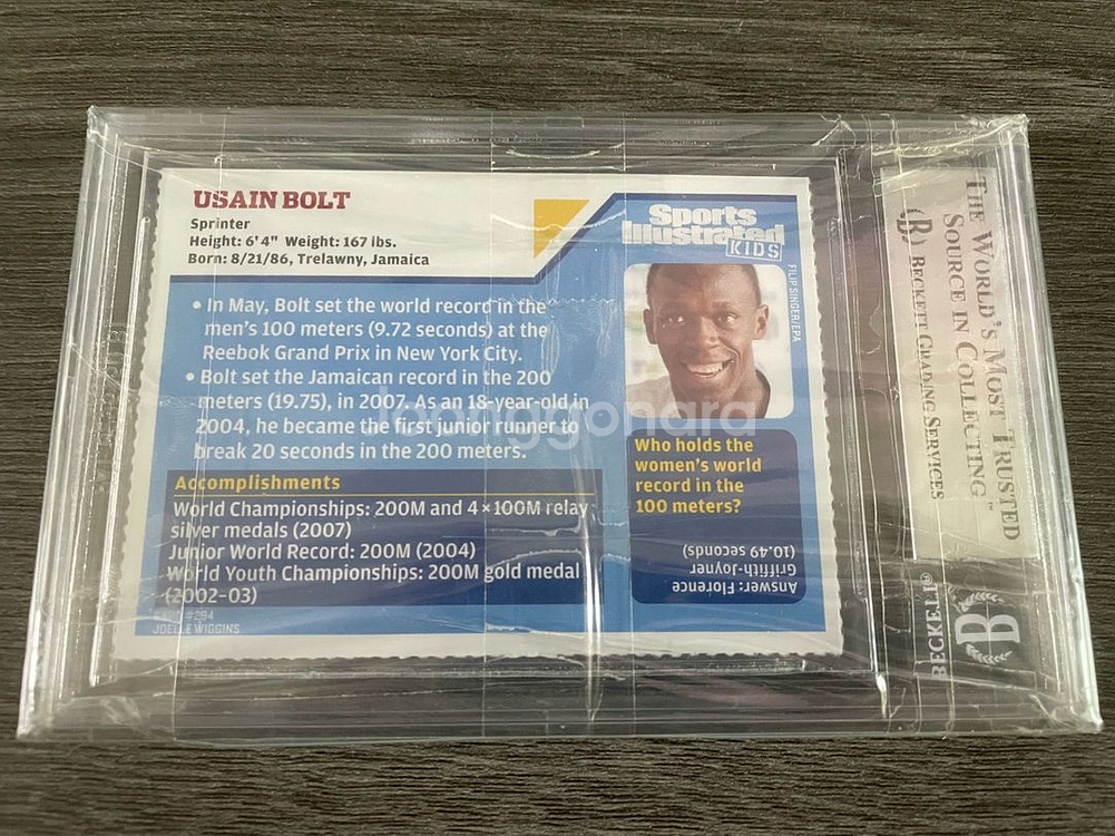 2008 스포츠 일러스트레이티드 포 키즈 우사인볼트--1