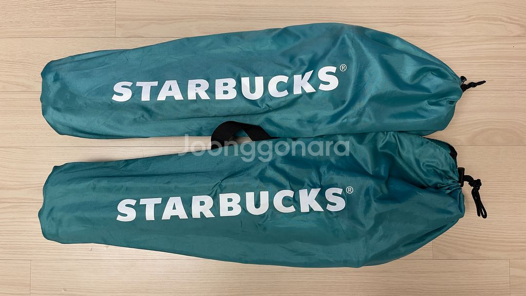 스타벅스 썸머 폴딩체어 싸게 2세트 팔아요~!! @@--1