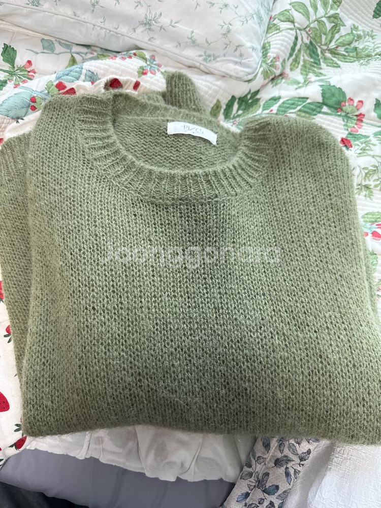 PVCS 춈미 크루넥 모헤어 풀오버 니트--2