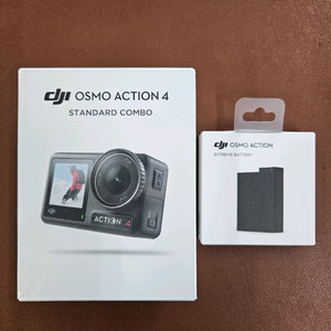 미개봉 dji 오즈모액션4 스탠다드콤보 추가 배터리