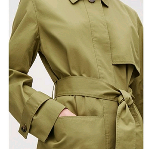 코스 cos 코튼 트윌 트렌치코트 36사이즈