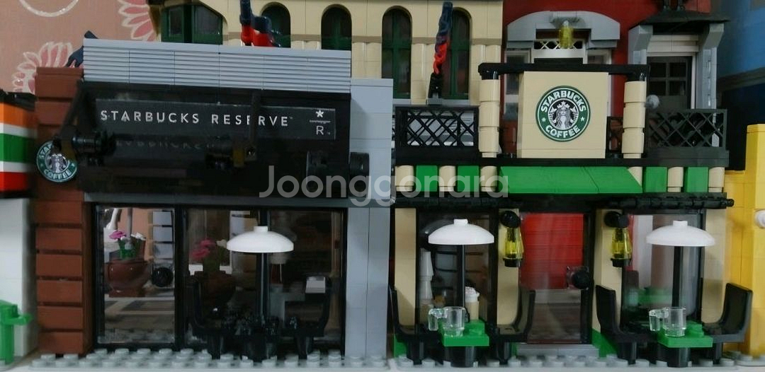 레고 창작 스타벅스--1