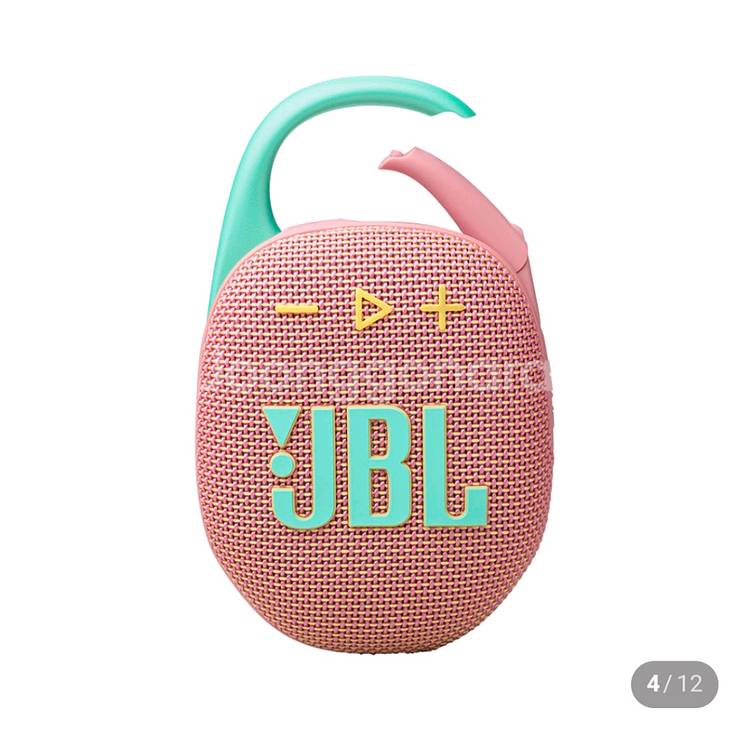 새상품) jbl clip5 핑크 무선스피커(케이스포함)--0