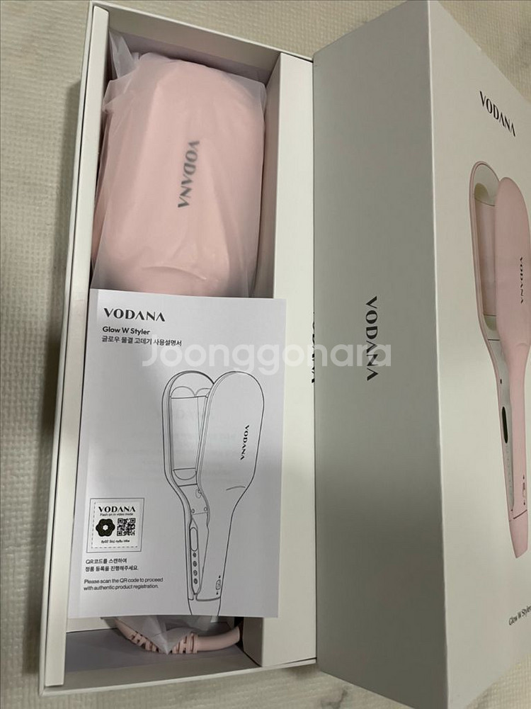 보다나 글로우 물결고데기 40mm 파우더핑크 업그레이드--5