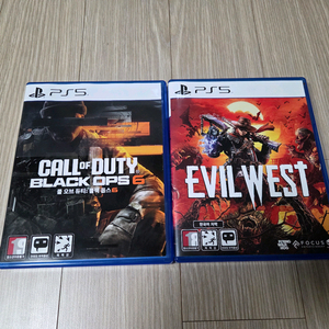 PS5 블랙옵스6, Evil West 싸게 팝니다!!!